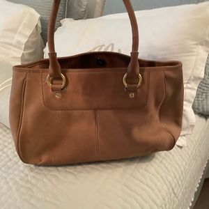 Beautiful leather J crew shoulder bag
